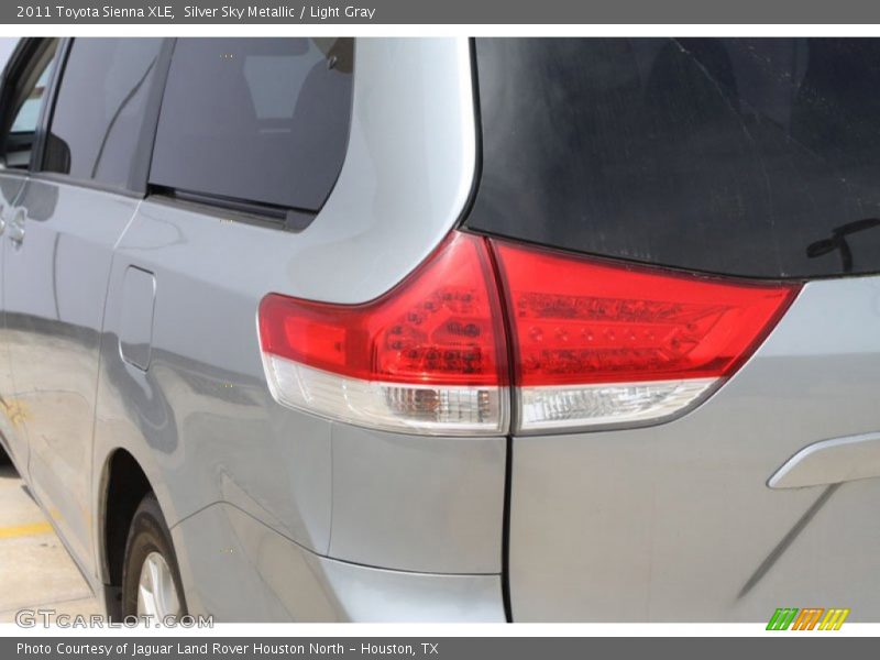 Silver Sky Metallic / Light Gray 2011 Toyota Sienna XLE