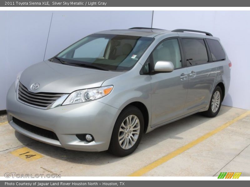 Silver Sky Metallic / Light Gray 2011 Toyota Sienna XLE
