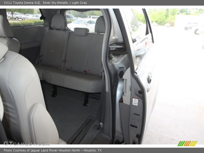 Silver Sky Metallic / Light Gray 2011 Toyota Sienna XLE