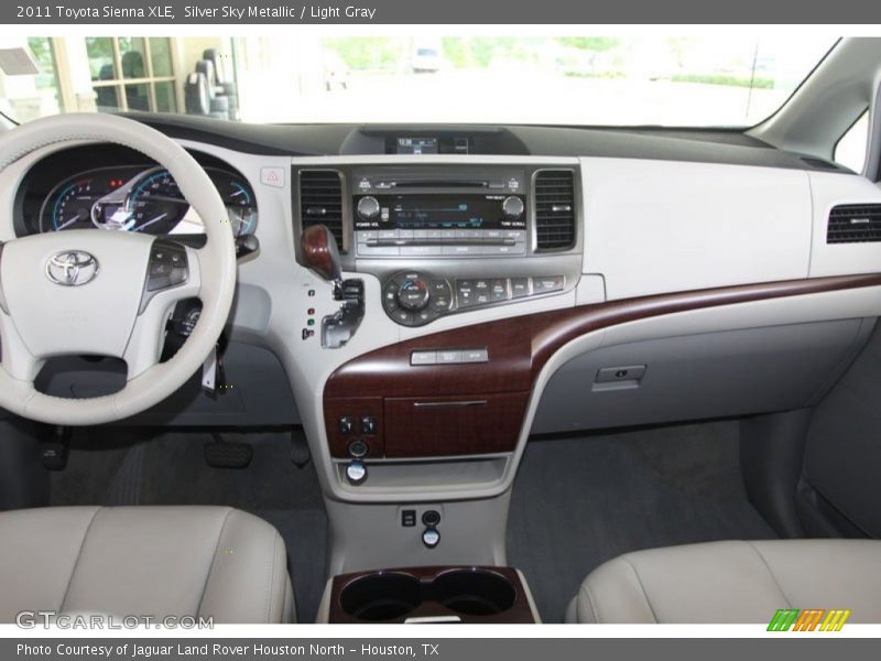 Silver Sky Metallic / Light Gray 2011 Toyota Sienna XLE
