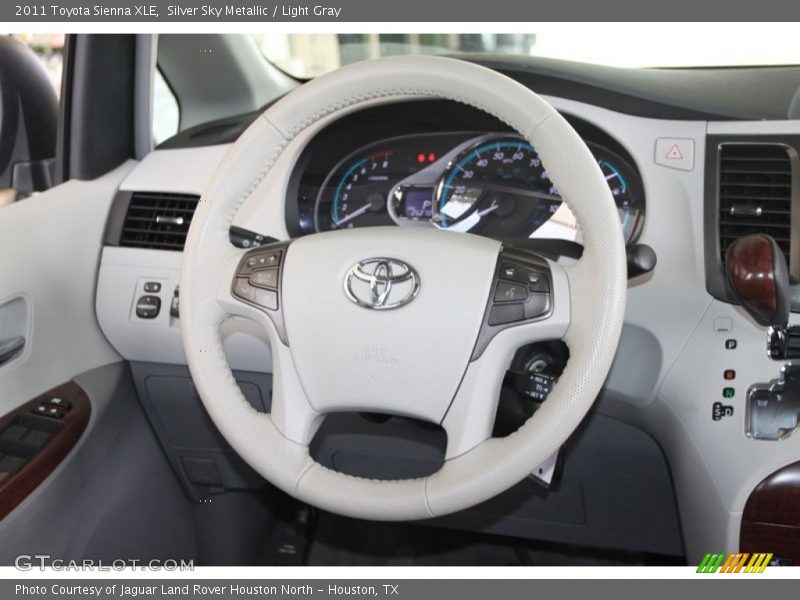 Silver Sky Metallic / Light Gray 2011 Toyota Sienna XLE