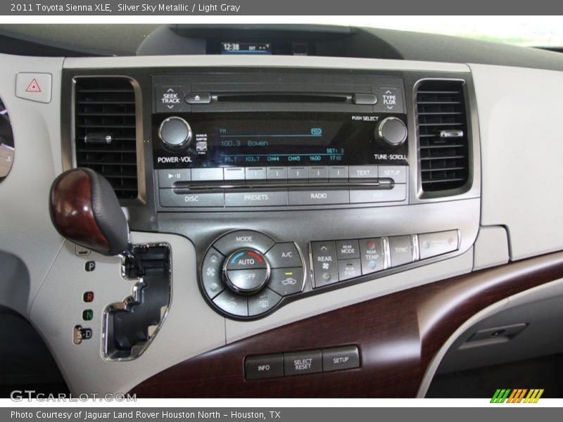 Silver Sky Metallic / Light Gray 2011 Toyota Sienna XLE
