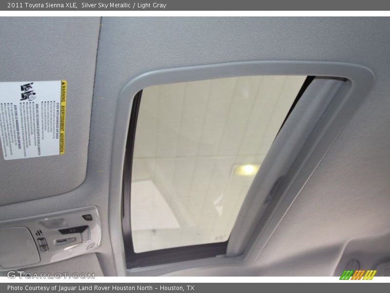 Silver Sky Metallic / Light Gray 2011 Toyota Sienna XLE