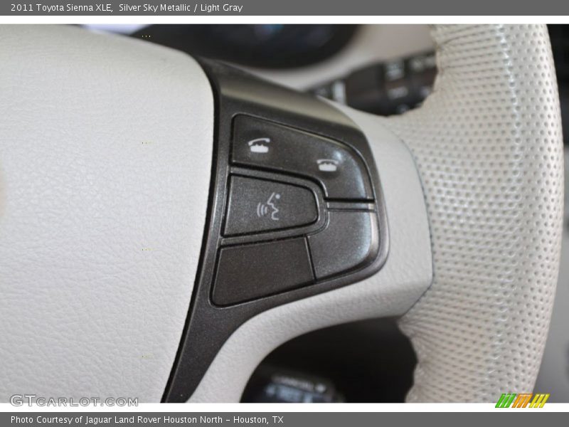 Silver Sky Metallic / Light Gray 2011 Toyota Sienna XLE