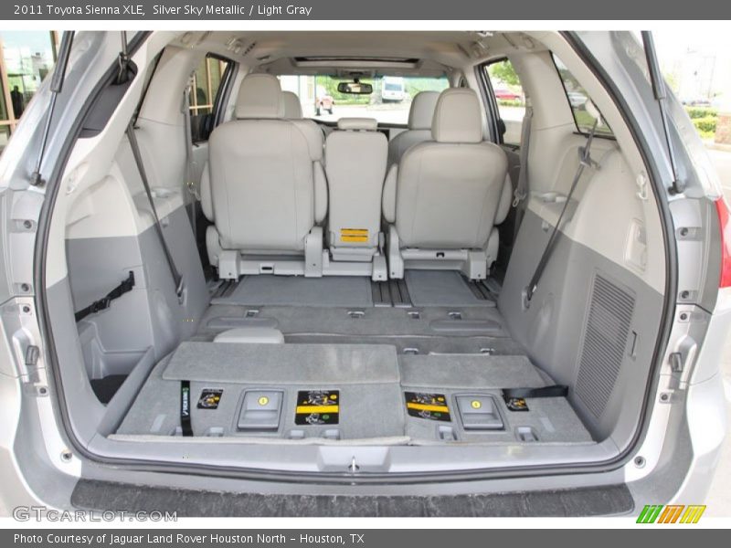 Silver Sky Metallic / Light Gray 2011 Toyota Sienna XLE