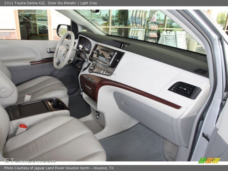 Silver Sky Metallic / Light Gray 2011 Toyota Sienna XLE