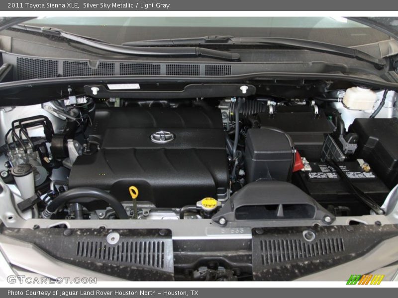 Silver Sky Metallic / Light Gray 2011 Toyota Sienna XLE