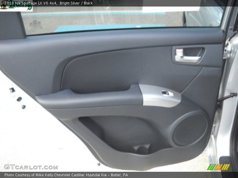 Bright Silver / Black 2010 Kia Sportage LX V6 4x4