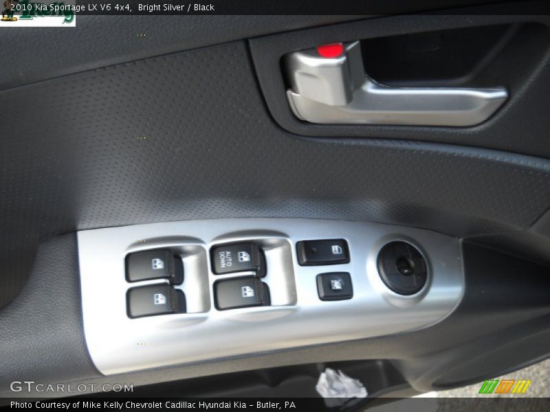 Bright Silver / Black 2010 Kia Sportage LX V6 4x4