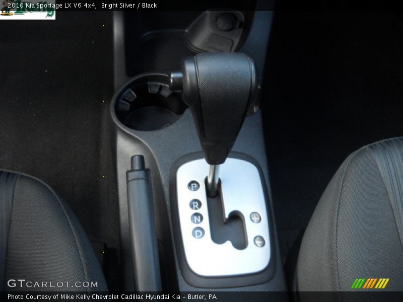 Bright Silver / Black 2010 Kia Sportage LX V6 4x4