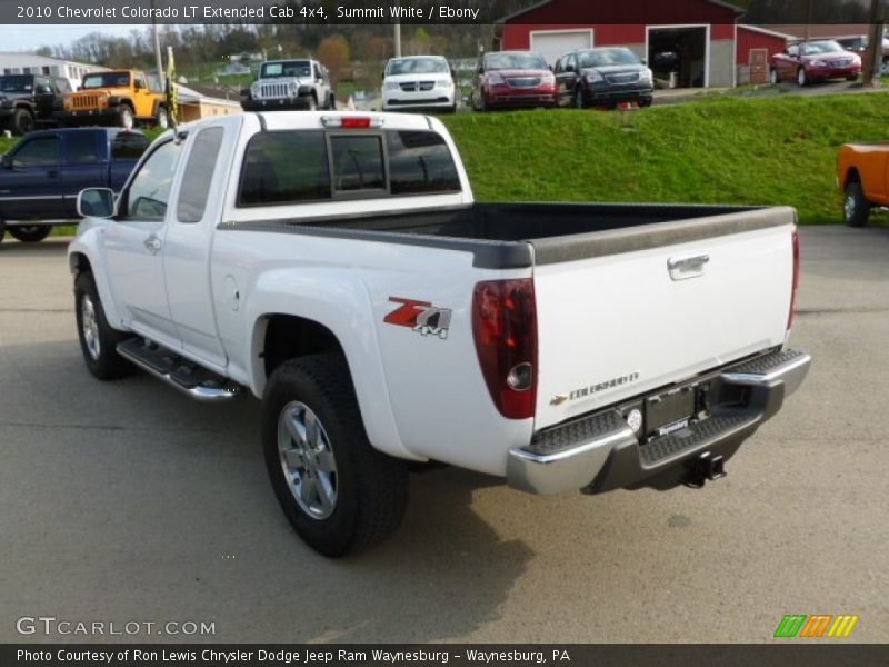 Summit White / Ebony 2010 Chevrolet Colorado LT Extended Cab 4x4