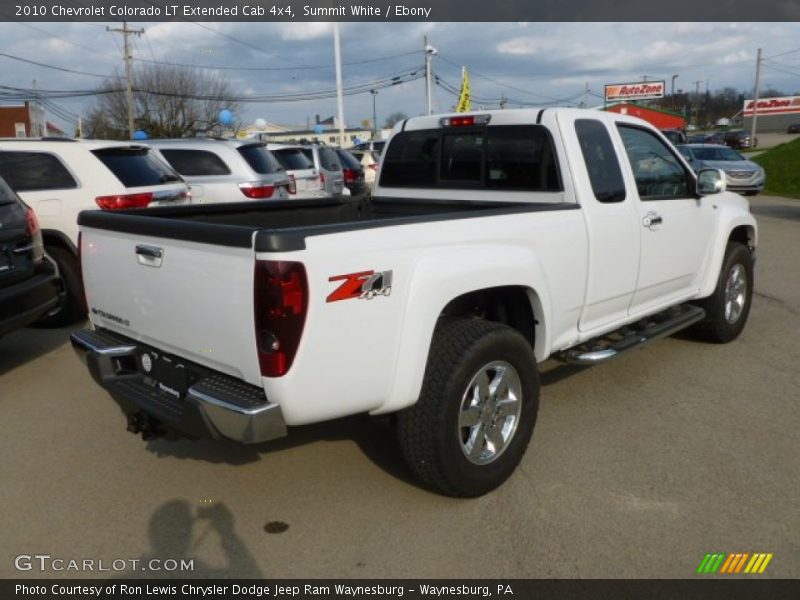 Summit White / Ebony 2010 Chevrolet Colorado LT Extended Cab 4x4