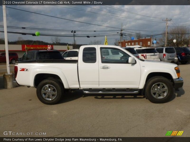 Summit White / Ebony 2010 Chevrolet Colorado LT Extended Cab 4x4