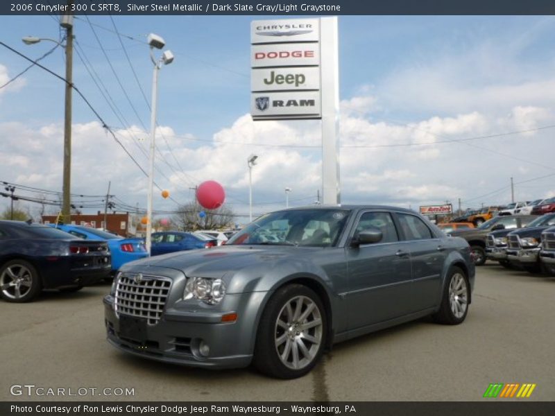 Silver Steel Metallic / Dark Slate Gray/Light Graystone 2006 Chrysler 300 C SRT8