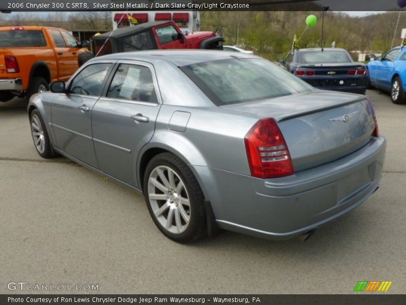 Silver Steel Metallic / Dark Slate Gray/Light Graystone 2006 Chrysler 300 C SRT8