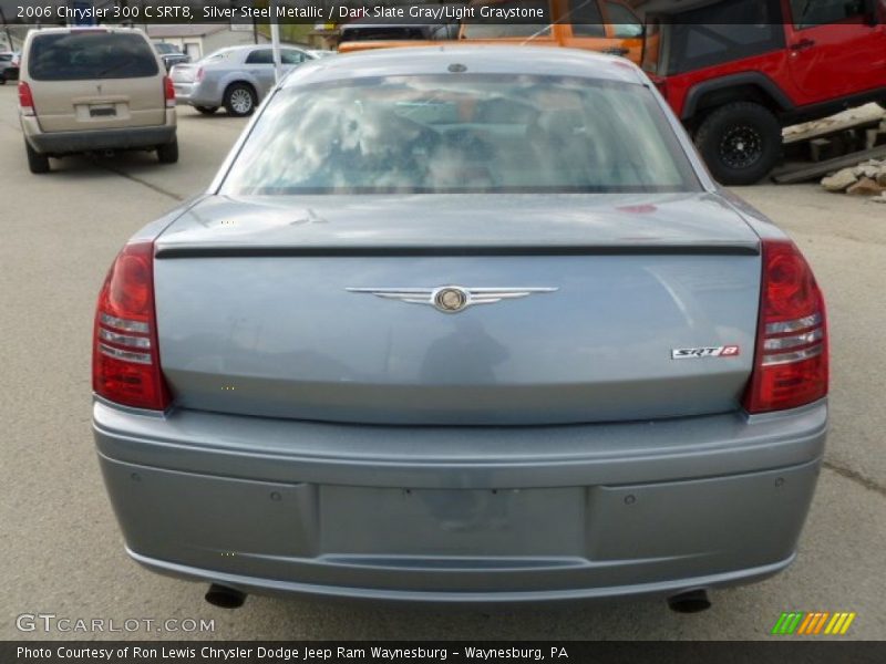 Silver Steel Metallic / Dark Slate Gray/Light Graystone 2006 Chrysler 300 C SRT8