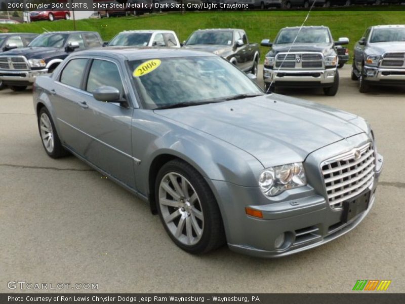 Silver Steel Metallic / Dark Slate Gray/Light Graystone 2006 Chrysler 300 C SRT8