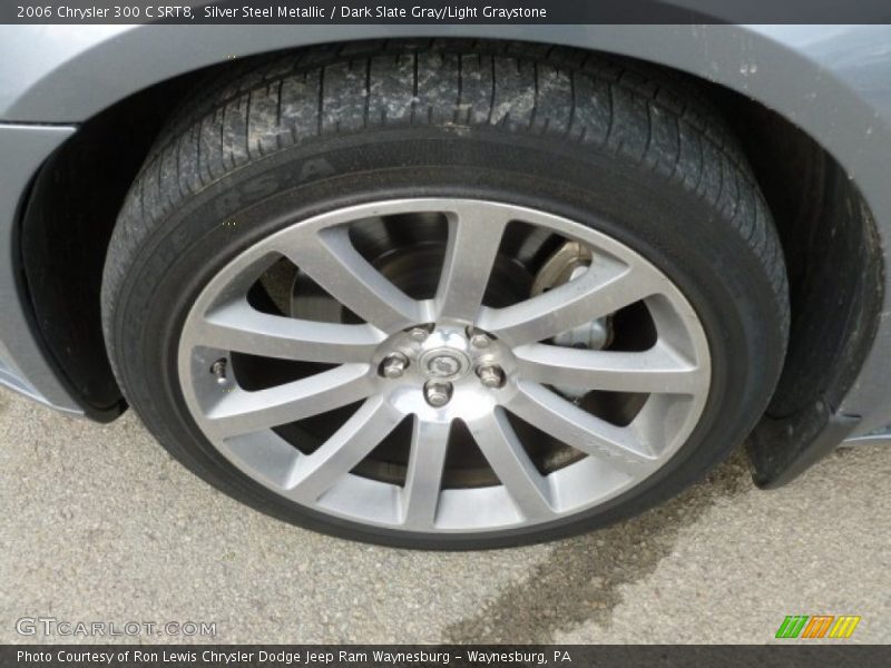 Silver Steel Metallic / Dark Slate Gray/Light Graystone 2006 Chrysler 300 C SRT8