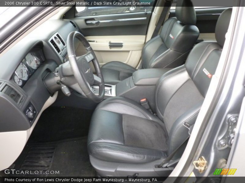 Silver Steel Metallic / Dark Slate Gray/Light Graystone 2006 Chrysler 300 C SRT8