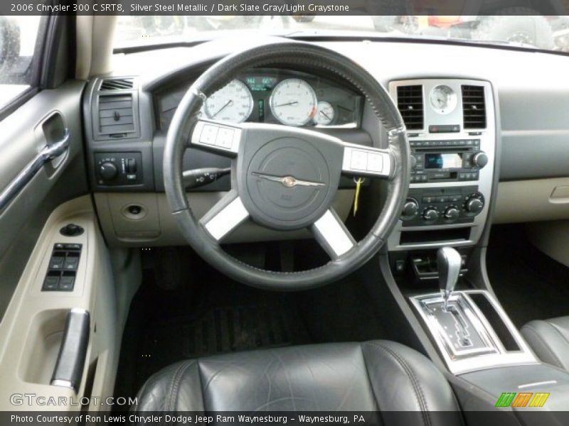 Silver Steel Metallic / Dark Slate Gray/Light Graystone 2006 Chrysler 300 C SRT8