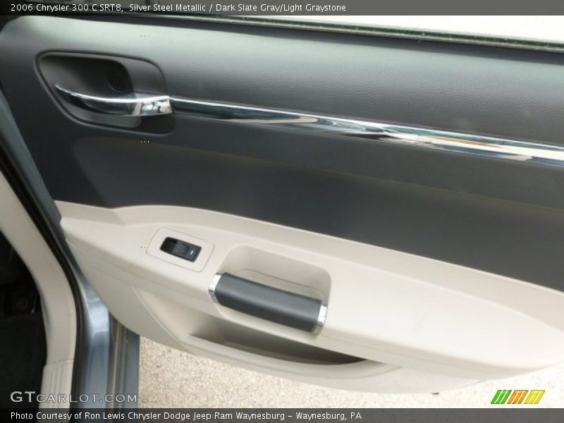 Silver Steel Metallic / Dark Slate Gray/Light Graystone 2006 Chrysler 300 C SRT8