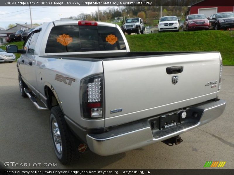 Bright Silver Metallic / Medium Slate Gray 2009 Dodge Ram 2500 SXT Mega Cab 4x4