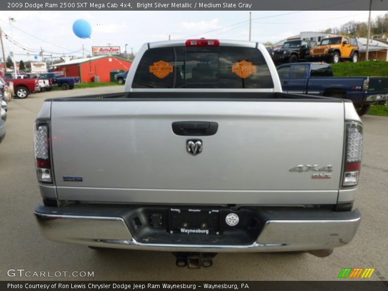 Bright Silver Metallic / Medium Slate Gray 2009 Dodge Ram 2500 SXT Mega Cab 4x4