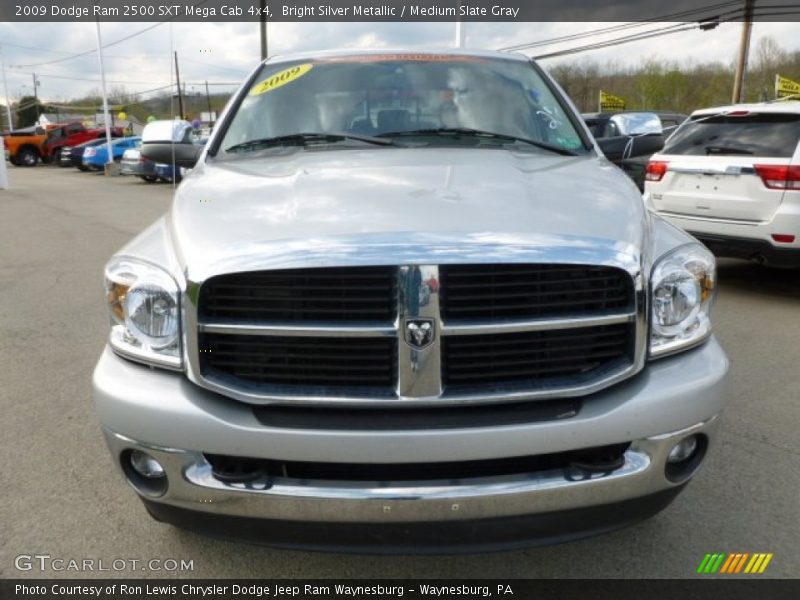 Bright Silver Metallic / Medium Slate Gray 2009 Dodge Ram 2500 SXT Mega Cab 4x4
