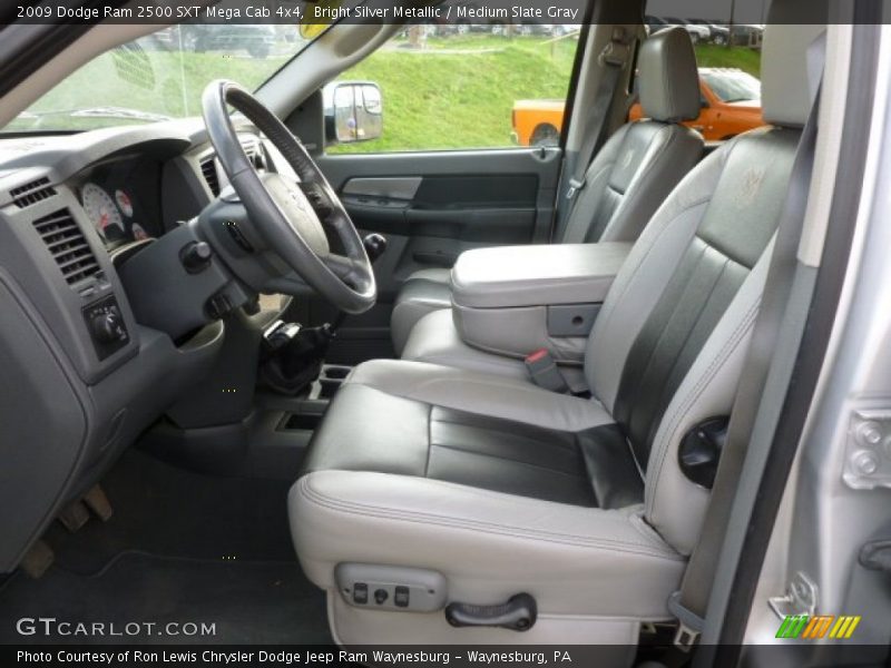 Bright Silver Metallic / Medium Slate Gray 2009 Dodge Ram 2500 SXT Mega Cab 4x4