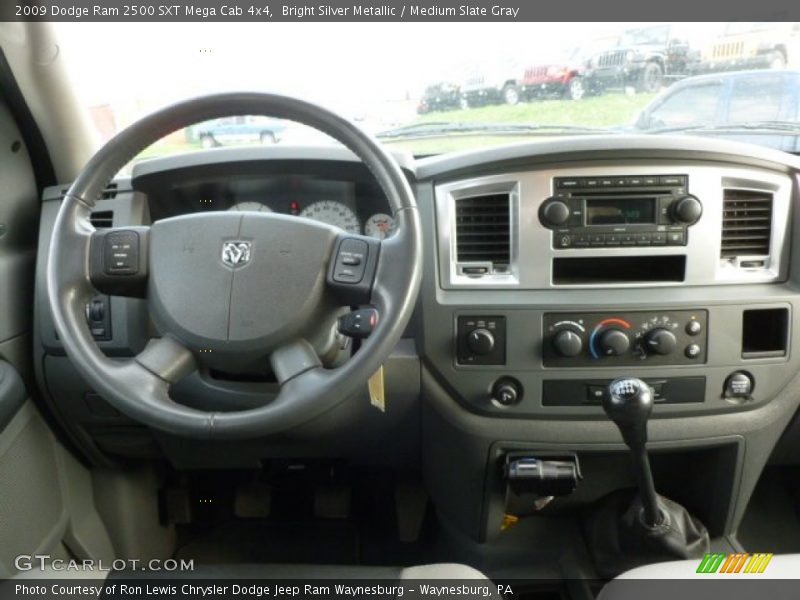 Dashboard of 2009 Ram 2500 SXT Mega Cab 4x4