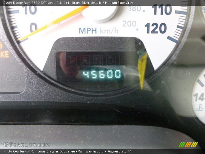 Bright Silver Metallic / Medium Slate Gray 2009 Dodge Ram 2500 SXT Mega Cab 4x4
