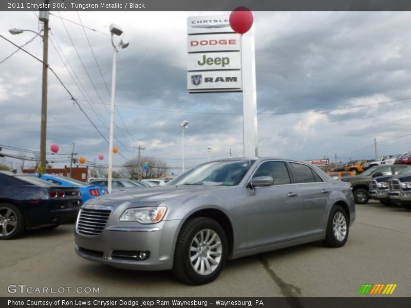 Tungsten Metallic / Black 2011 Chrysler 300