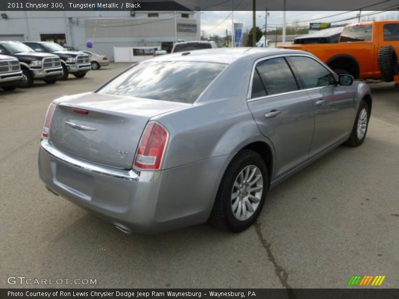 Tungsten Metallic / Black 2011 Chrysler 300