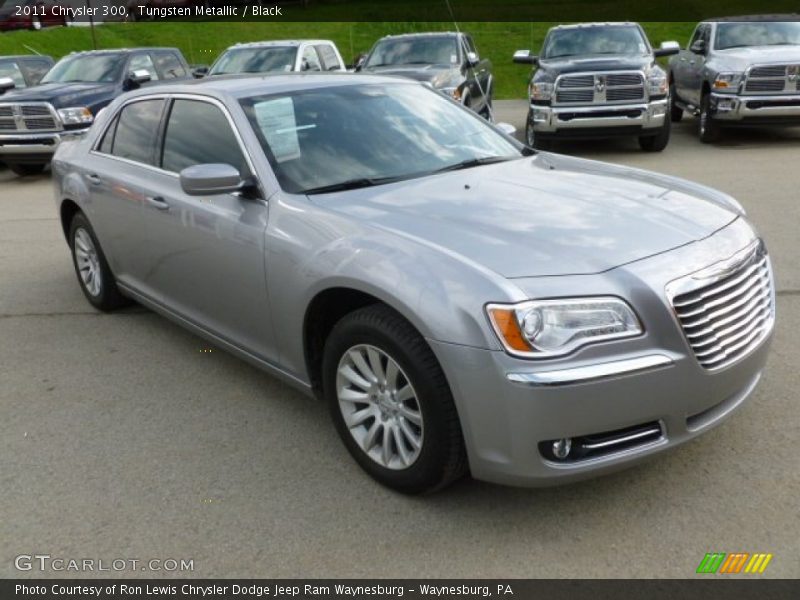 Tungsten Metallic / Black 2011 Chrysler 300