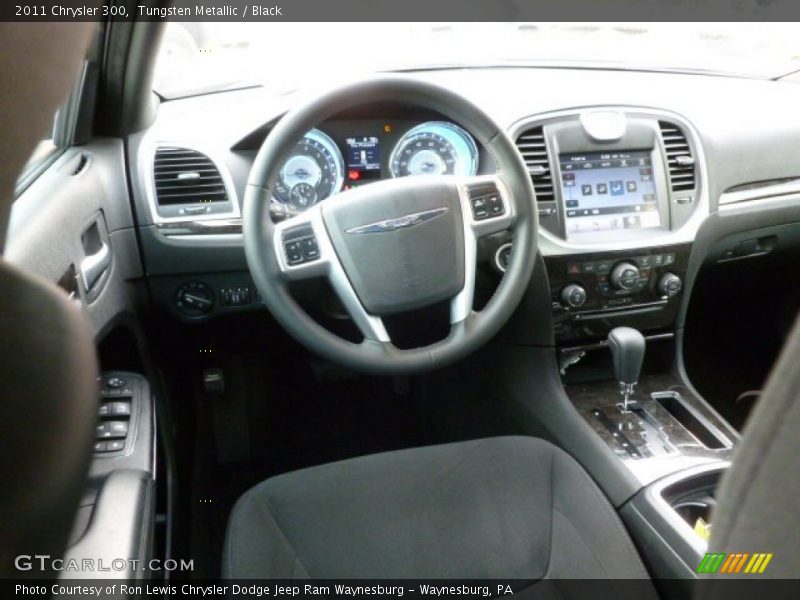 Tungsten Metallic / Black 2011 Chrysler 300