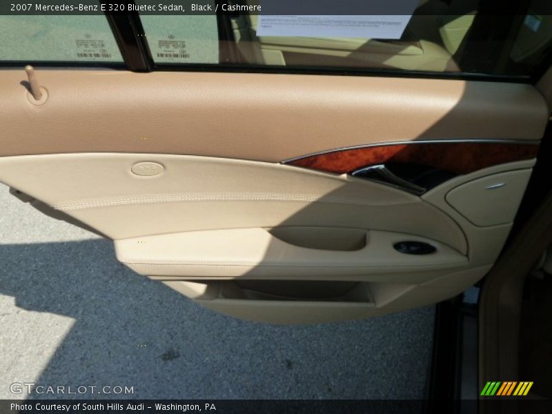 Black / Cashmere 2007 Mercedes-Benz E 320 Bluetec Sedan