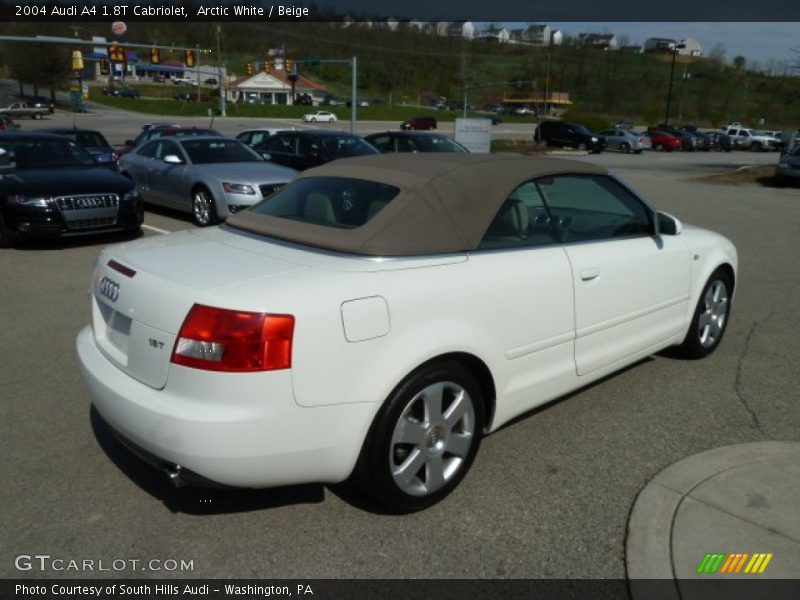 Arctic White / Beige 2004 Audi A4 1.8T Cabriolet