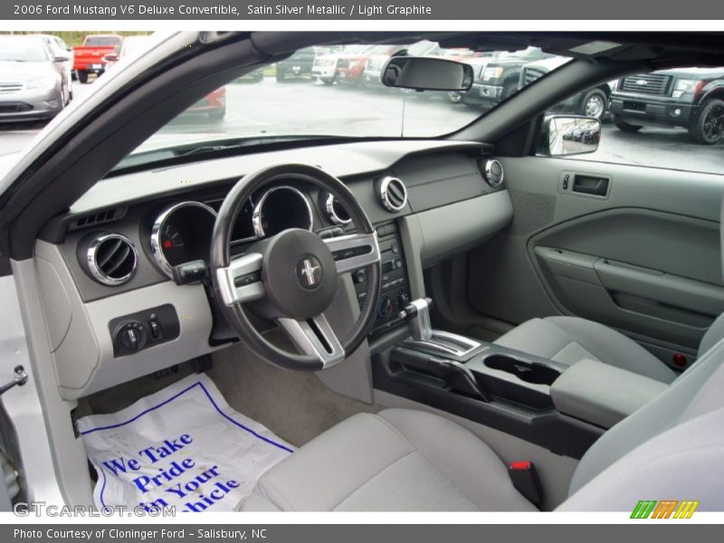 Light Graphite Interior - 2006 Mustang V6 Deluxe Convertible 