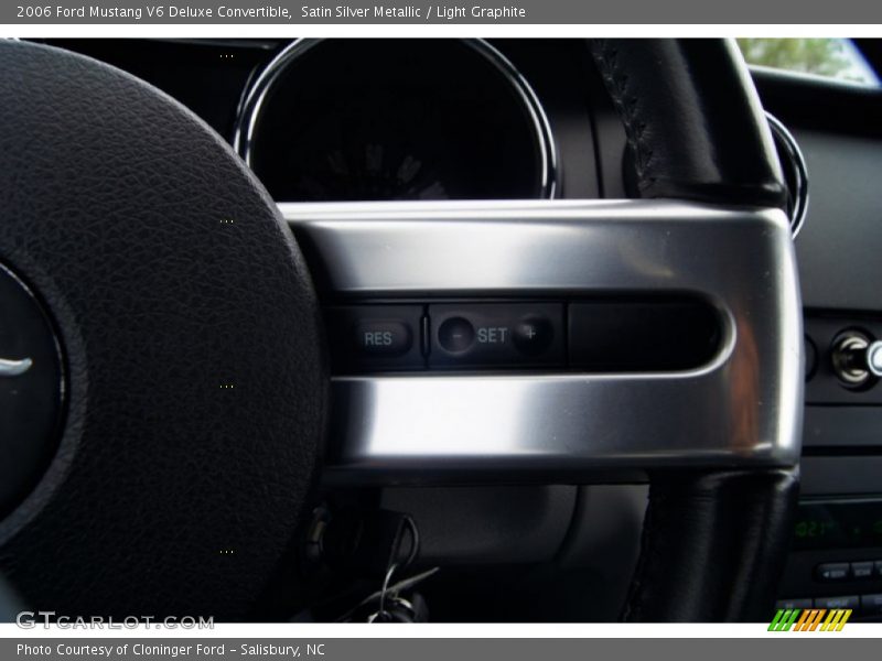 Satin Silver Metallic / Light Graphite 2006 Ford Mustang V6 Deluxe Convertible