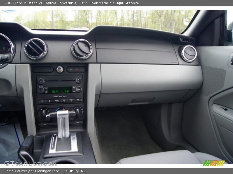 Satin Silver Metallic / Light Graphite 2006 Ford Mustang V6 Deluxe Convertible