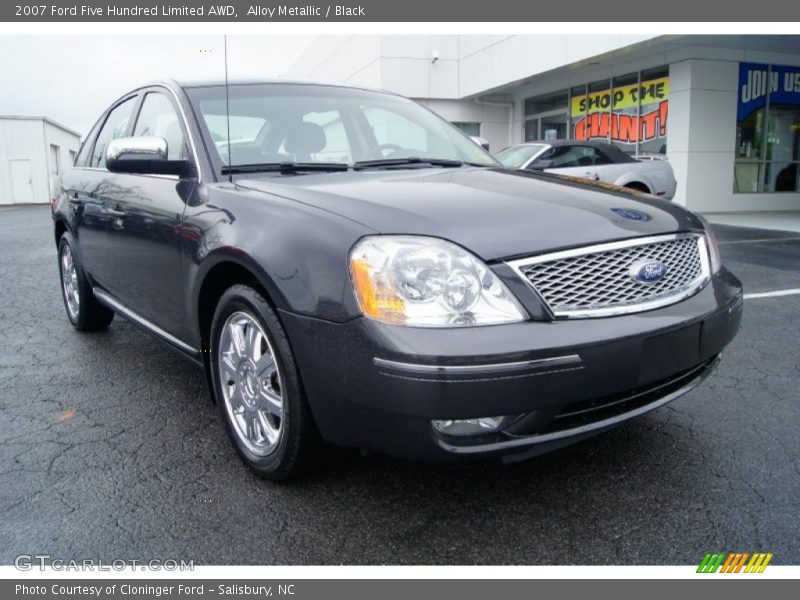 Alloy Metallic / Black 2007 Ford Five Hundred Limited AWD