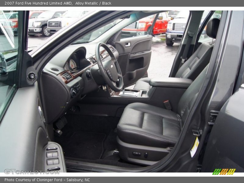 Alloy Metallic / Black 2007 Ford Five Hundred Limited AWD