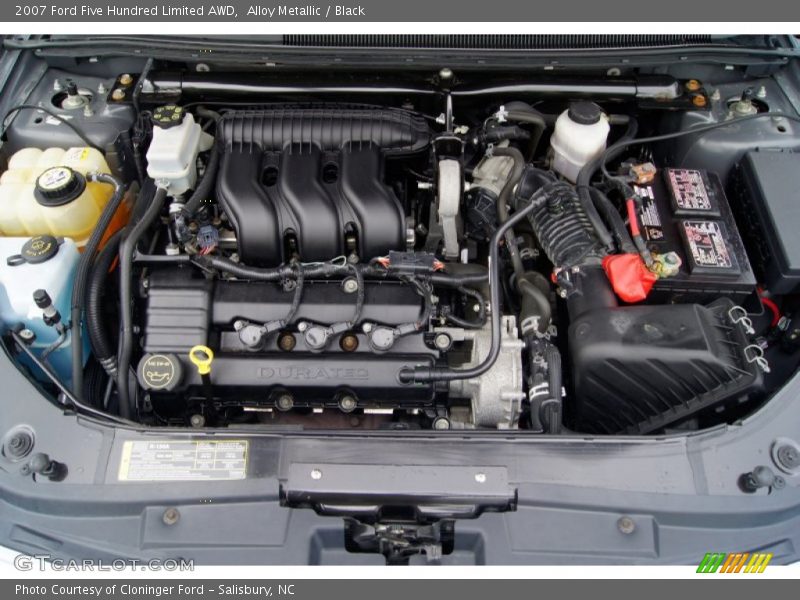 Alloy Metallic / Black 2007 Ford Five Hundred Limited AWD