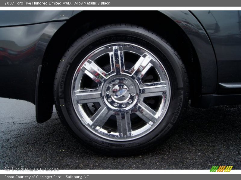 Alloy Metallic / Black 2007 Ford Five Hundred Limited AWD