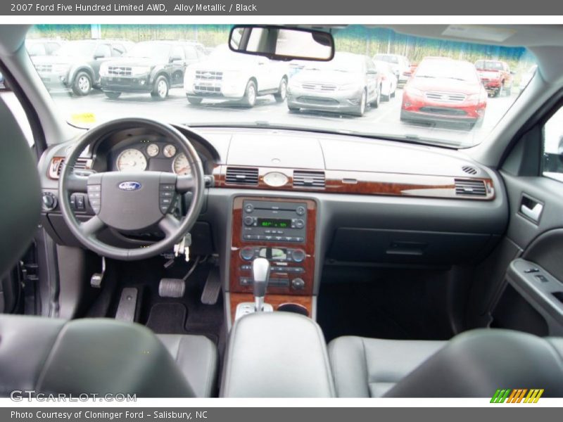 Alloy Metallic / Black 2007 Ford Five Hundred Limited AWD