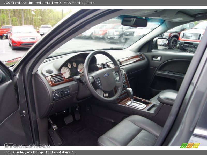 Alloy Metallic / Black 2007 Ford Five Hundred Limited AWD