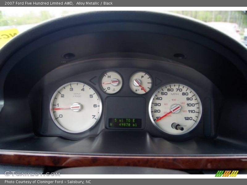 Alloy Metallic / Black 2007 Ford Five Hundred Limited AWD