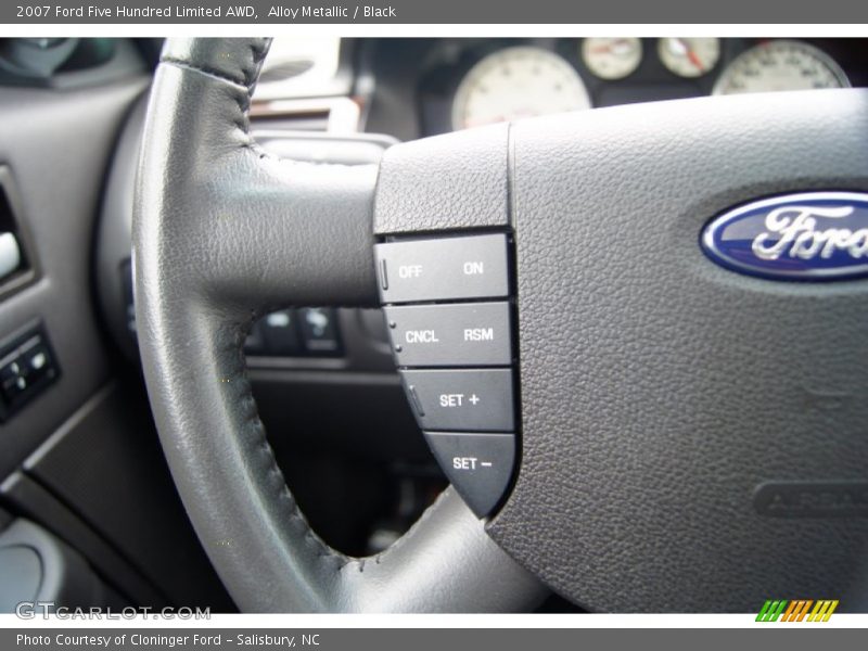 Alloy Metallic / Black 2007 Ford Five Hundred Limited AWD