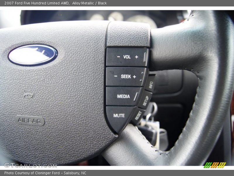 Alloy Metallic / Black 2007 Ford Five Hundred Limited AWD