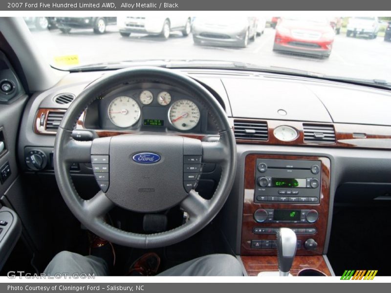 Alloy Metallic / Black 2007 Ford Five Hundred Limited AWD